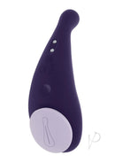 Panty Party Silicone Panty Vibrator with Remote Purple showing its sleek design and control buttons.