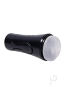 Zero Tolerance Hold Tight Rechargeable Stroker Black/Clear male masturbator with realistic vaginal entry.
