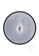 Zero Tolerance Hold Tight Rechargeable Stroker Black/Clear realistic vaginal entry and squeezable canister.
