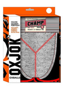 Oxballs Champ Vintage Sweatshirt Jock Gray Heather XLarge packaging with jockstrap details.