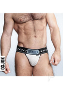 Packer Cargo Quilt Slider-Strap Jock White Snow XXLarge displayed on a model showcasing its unique design and style.