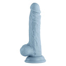 FemmeFunn Vortex Turbo Baller 8.25 inch Rotating Dildo Blue, designed with premium silicone for a realistic feel.