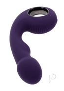 Zero Tolerance Rip Curl Silicone Prostate Vibrator Purple showcasing its bulbous head and flexible stem design.