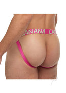 Banana Cabana Jock Fruit Medium Large Multicolor showing a vibrant jockstrap design in bold colors.