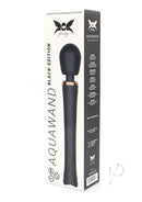 Pixey Aquawand Body Wand Black Edition packaging featuring a waterproof massager design.
