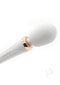Pixey Aquawand Rechargeable Silicone Body Wand White Edition with a sleek design and elegant detailing.