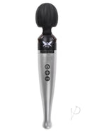 Pixey Deluxe Rechargeable Wand Silver - powerful full-body massager for intense vibrations and deep relaxation.