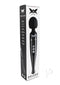 Pixey Deluxe Rechargeable Wand Black Chrome packaging showcasing its stylish design and features.