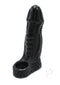 Monstar Beast Silicone Penis Sleeve Black - premium enhancement sleeve designed for pleasure and stamina.