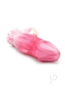 Monstar Beast Silicone Penis Sleeve Pink White showcasing its premium silicone design and realistic texture.