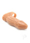 Monstar Beast Silicone Penis Sleeve 04 Vanilla showcased, designed for enhanced sensations and performance.