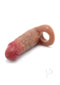 Monstar Beast Silicone Penis Sleeve 16 Caramel with a realistic design and enhancing features for confidence and stamina.