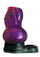 Alien Nation Borg Silicone Penis Sheath Purple and Blue, sci-fi inspired silicone intimate accessory.