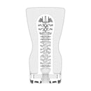 Tenga Soft Case Cup Gentle Disposable Stroker White showcasing a soft, squeezable design for solo pleasure.