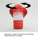Tenga Rolling Head Cup Gentle Disposable Masturbator showcasing the innovative design for enhanced solo pleasure.