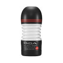 Tenga Rolling Head Cup Strong Disposable Masturbator Black compact stroker designed for head-focused sensations.