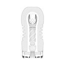 Tenga Rolling Head Cup Strong Disposable Masturbator Black detailed view showcasing the interior design and texture.