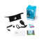 b-Vibe Vibrating Snug and Tug Weighted Anal Plug XL Black with accessories and packaging, designed for thrilling pleasure.