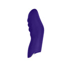 FemmeFunn Dioni Silicone Finger Vibrator Large Dark Purple side view showcasing ergonomic design and silicone material.