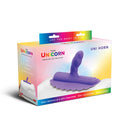 The Unicorn Uni Horn Twisted Textured Silicone Attachment packaging showcasing its unique design for enhanced pleasure.