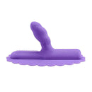 The Unicorn Uni Horn Twisted Textured Silicone Attachment in purple for enhanced pleasure and stimulation.