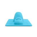 The Unicorn Magic Hide Non-penetrative Silicone Attachment in blue, designed for external stimulation with raised texture.