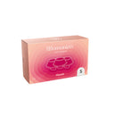 Womanizer 3-Pack Type A Stimulation Heads Warm Gray Small packaging showing three soft silicone heads.