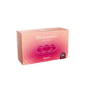 Womanizer 3-Pack Type A Stimulation Heads Bordeaux Medium replacement heads packaging with soft silicone design.