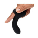 Fifty Shades Of Grey Sensation G-spot Finger Vibrator Black held between fingers for G-spot exploration.