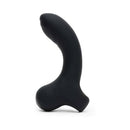 Fifty Shades Of Grey Sensation G-spot Finger Vibrator Black with sleek silicone design and teasing ridges.