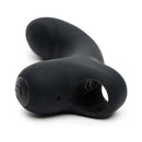 Fifty Shades Of Grey Sensation G-spot Finger Vibrator Black with curved silicone body and G-spot stimulation.