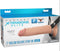 Fantasy X-Tensions Elite 7" dual-density silicone strap-on packaging with realistic design for ultimate comfort and satisfaction.