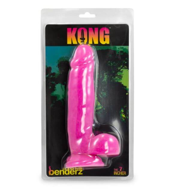 KONG BENDERZ DUAL DENSITY DONG 7IN PINK-0
