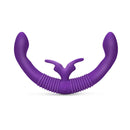 Together Couples Toy Remote Controlled Dual Ended Vibrator Purple with ergonomic design for enhanced intimacy.