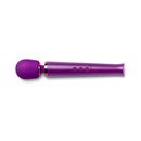 Le Wand Petite Rechargeable Massager Dark Cherry in a sleek design with a soft head and intuitive controls.