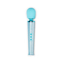 Le Wand All That Glimmers Petite Massager Set Light Blue display image showing a shimmering light blue massager.
