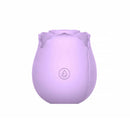 Inbloom Rosales Sucking Vibrator Lavender in a rose design for gentle clitoral stimulation.