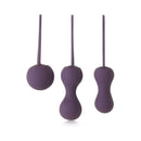 Je Joue Ami 3 Piece Silicone Kegel Set Purple - purple silicone kegel balls for pelvic floor training and intimate wellness.