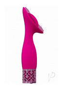 Royal Gems Duchess Silicone Rechargeable Vibrator Pink, elegantly designed for precise external stimulation.