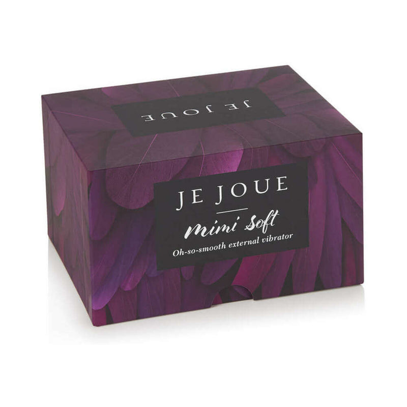 Je Joue Mimi Soft Silicone Clitoral Vibrator Fuchsia packaging box with elegant design.
