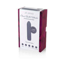 Je Joue Classic Bullet Vibrator Purple packaging showing easy-to-use buttons and sleek design.