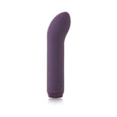 Je Joue G-Spot Bullet Vibrator Rechargeable Silicone Purple side view design, showing curved shape for internal stimulation.