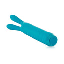 Je Joue Rabbit Bullet Vibrator Rechargeable Silicone Teal on a white background.