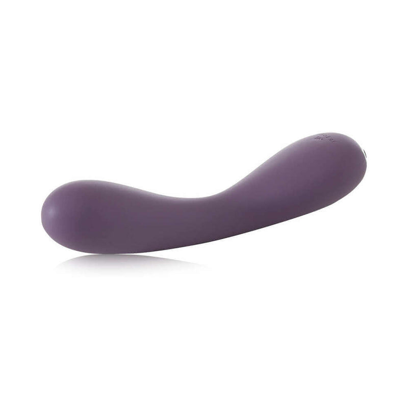 Je Joue Uma G-Spot Vibrator Purple displayed on a white background, highlighting its sleek design and luxurious finish.