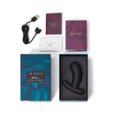 Je Joue Nuo V.2 App Compatible Anal Plug Black in packaging with USB and instruction cards.