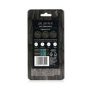 Je Joue Silicone Ring Maximum Stretch Black packaging with usage suggestions and product details.