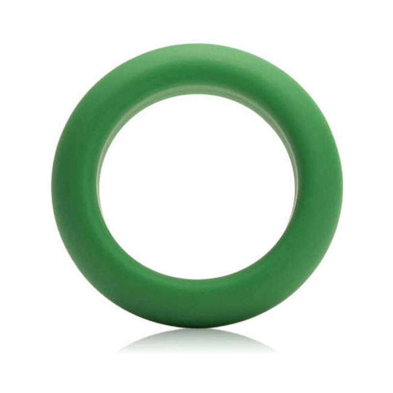 Je Joue Silicone Ring Medium Stretch Green - luxury silicone cock ring for enhanced stamina and sensation.