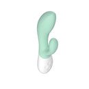 LELO INA 3 Rechargeable Dual Stimulator Seaweed in elegant design for luxury pleasure.
