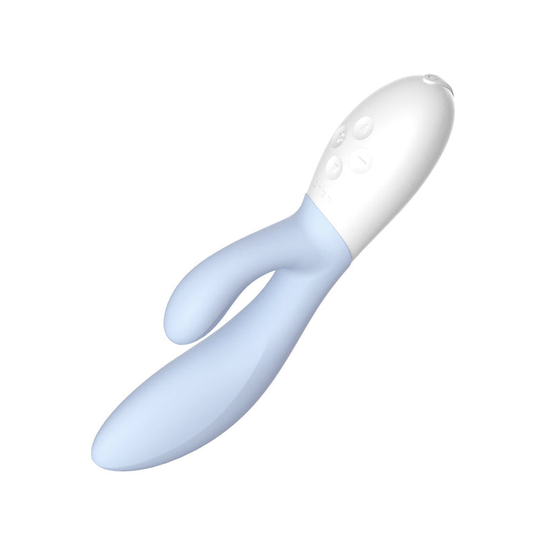 LELO INA 3 Rechargeable Dual Stimulator Seafoam in elegant design and soft silicone material.