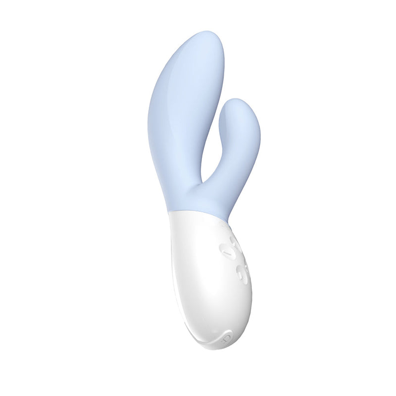 LELO INA 3 Rechargeable Dual Stimulator Seafoam in a sleek design, ideal for dual stimulation.
